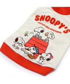 PET PARADISE スヌーピー 兄弟集合柄 トレーナー 白【小型犬】