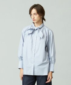 J.PRESS YORK STREET 【WOMEN】コットンボータイ ブラウス