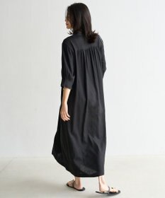 UNFILO リネンレーヨン スキッパー ワンピース