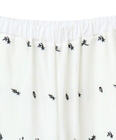 Green Parks ■ＥＳＣＡＲ　バイカラー刺繍ワイドイージーパン