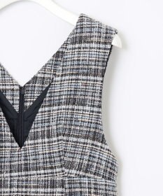 Feroux 【洗える】ツイード ジャンパースカート