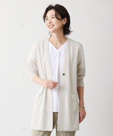 J.PRESS LADIES S 【洗える】Vis/Peスパーク ポケット カーディガン