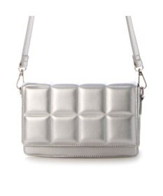 UNBILLION カシュカシュ cachecache / ブロック型押し2wayチェーンショルダー