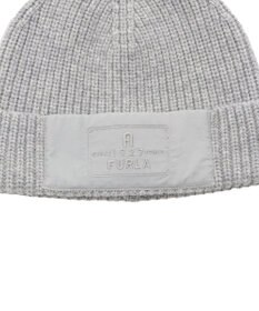 MOONBAT FURLA(フルラ) タフタ刺繍入りニット帽