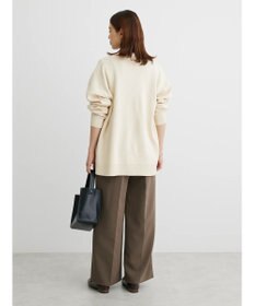 Green Parks ミドル丈モックネックカーディガン