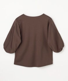 ANY L 【WEB限定】シルケットスムースツイストスリーブカットソー