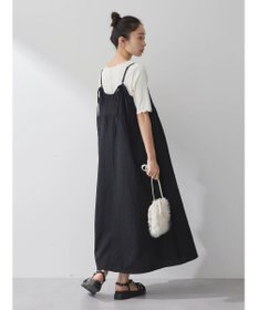 earth music&ecology バックリボンキャミワンピース