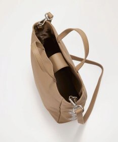 TOPKAPI 【TREASURE TOPKAPI】シュリンクレザー レース 刺しゅう ショルダー付 トートバッグ