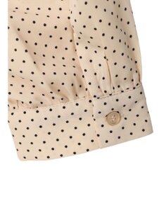 CRAFT STANDARD BOUTIQUE ピコフリルドットブラウス