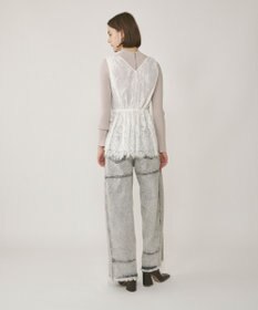 GRACE CONTINENTAL レースノースリーブブラウス