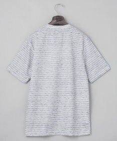 GOTAIRIKU NEW【麻混の清涼感】ノルマンディーリネン ボーダーTシャツ