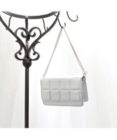 UNBILLION カシュカシュ cachecache / ブロック型押し2wayチェーンショルダー