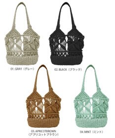 ROOTOTE 1149【カゴバッグ】LT.デリ.マクラメ-C