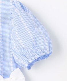 ANY KIDS 【洗濯機可能】サッカー ストライプワンピース