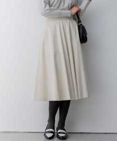 組曲 T/Rツイルストレッチ フレアスカート