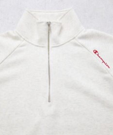 earth music&ecology チャンピオン　ｅｍａｅハーフジップ裏毛プルオーハ