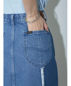 earth music&ecology Ｌｅｅ×ｅ．ｍ．ａ．ｅ　切替デニムスカート