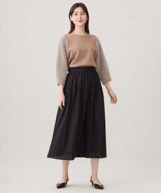 自由区 L 【洗える】フェザーラメ ニット