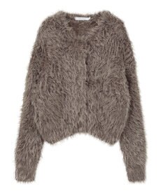 AMERICAN HOLIC シャギーニットクルーネックカーディガン