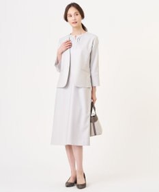 J.PRESS LADIES S 【定番人気・セットアップ対応】OXIJEWEL ストレッチ ワンピース