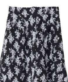 earth music&ecology フラワーアシメティアードスカート