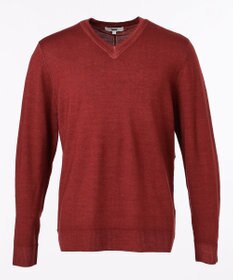 JOSEPH ABBOUD ビンテージガーメントダイ　Vネックニット