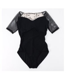 Chacott 【Nela ライン】ハーフスリーブレオタード