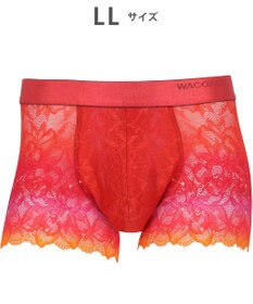 WACOAL MEN WACOAL MEN 【レースボクサー】 ボクサーパンツ フロント快適グラマラス 通気性 スカラ始末(裾部分) 前閉じ レース 下着 メンズ WT3826 /ワコールメン