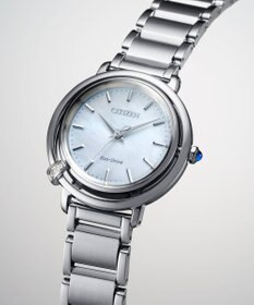 CITIZEN 【光発電 腕時計】マニッシュな端正さの中にフェミニンな要素を取り入れた2WAYモデル