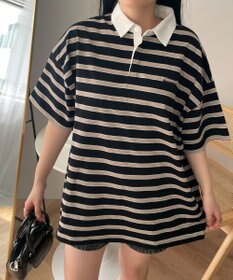 WEGO ボーダーラガーシャツ