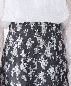 earth music&ecology フラワーアシメティアードスカート