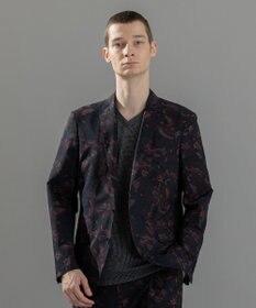 JOSEPH HOMME 新型・新柄【洗える/ストレッチ/シワになりにくい】クールドッツストレッチ メキシカンプリント ジャケット