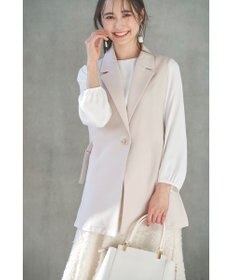 ANY SIS 【洗える】レイヤードヘム ブラウス