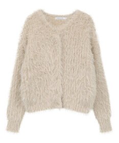 AMERICAN HOLIC シャギーニットクルーネックカーディガン