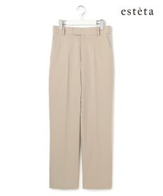 23区 【エステータ】ライトダブルクロス スティックパンツ