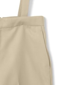 ICB L 【CLASSY.1月号掲載・2WAY・洗える】 クリアサテン ワイドストレートパンツ