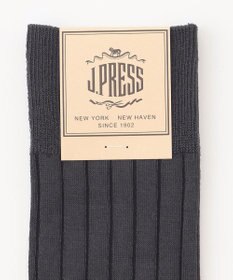 J.PRESS MEN 【定番】ハイゲージワイドストライプ リブソックス