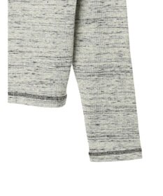 earth music&ecology メランジリブカーディガン（ｇｒａｙ）