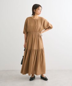 Green Parks ・ＥＬＥＮＣＡＲＥ　ＤＵＥ　５分袖ティアードワンピース