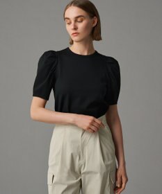 uncrave ダブルフェイスジャージー ボリュームスリーブカットソー