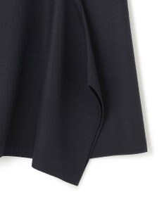 23区 S ウール圧縮スムース アシンメトリー フレアスカート