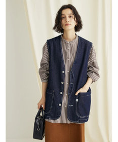 ドゥロワー デニム ベスト 36 デニムワークベスト / CRAFT STANDARD BOUTIQUE | ファッション通販