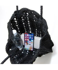 UNBILLION cachecache 切り替え松葉編みトートバッグ