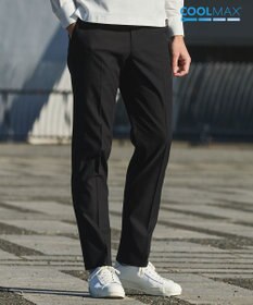 GOTAIRIKU 仕事で着られる綿パン【吸水速乾/ストレッチ/折り目加工】クールマックスコットンパンツ_ノータック（25年モデル）