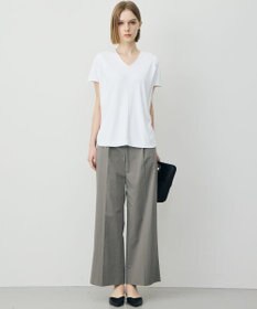 ICB L スパンプラチナム Vネックカットソー