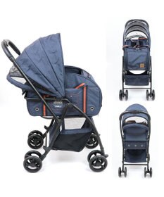 PET PARADISE smooca ３ＷＡＹ ハンドフル ペットカート 《ネイビー》