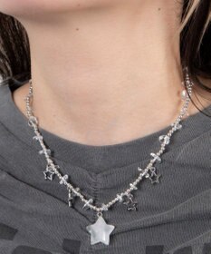 WEGO Lスターストーンデザインネックレス