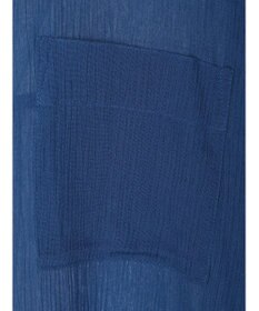 earth music&ecology レーヨンポケットシャツチュニック