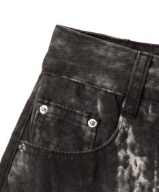 WEGO ウオッシュドプリーツミニスカート