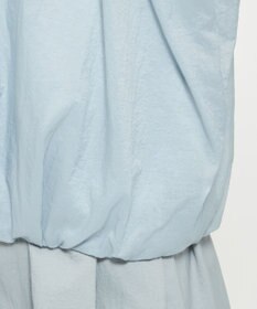 uncrave シアープルーフナイロン ギャザーブラウス